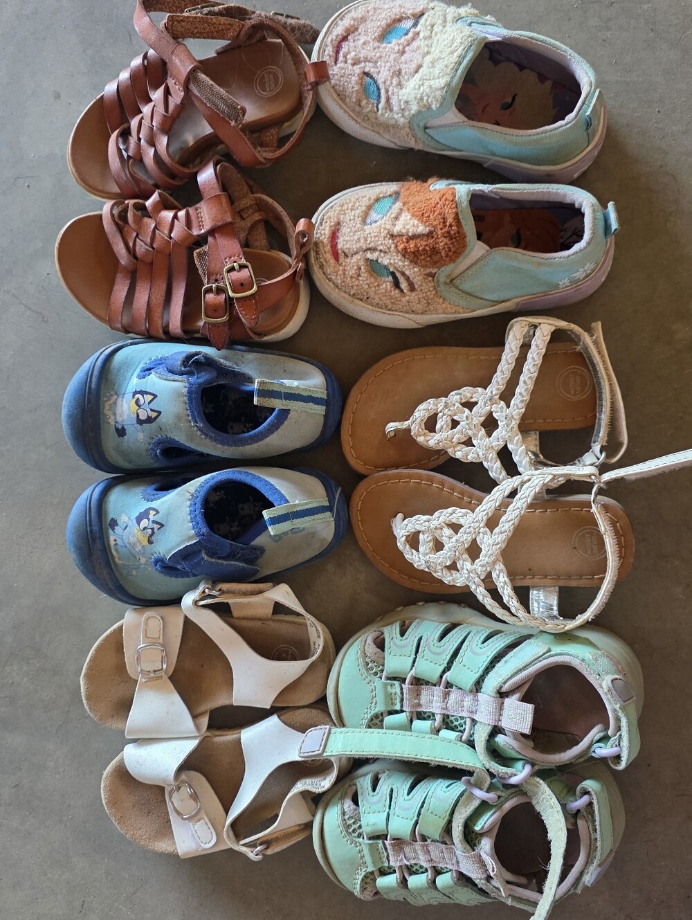 Toddler Girl Shoe Lot Of 6